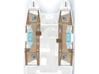 Noleggio barche Road Town economico Lagoon 46