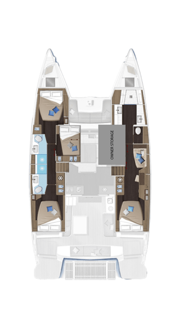 Noleggio barche Road Town economico Lagoon 51