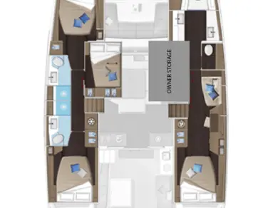 Noleggio barche Road Town economico Lagoon 51