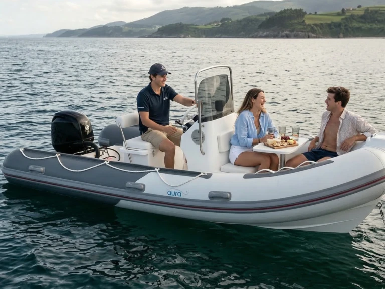 Noleggio barche Gijón economico Aura 5020