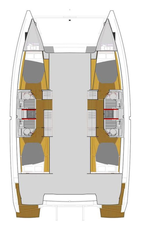Noleggio barche Fountaine Pajot Astrea 42 a Trogir su Samboat