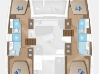 Noleggio Catamarano Lagoon con patente nautica