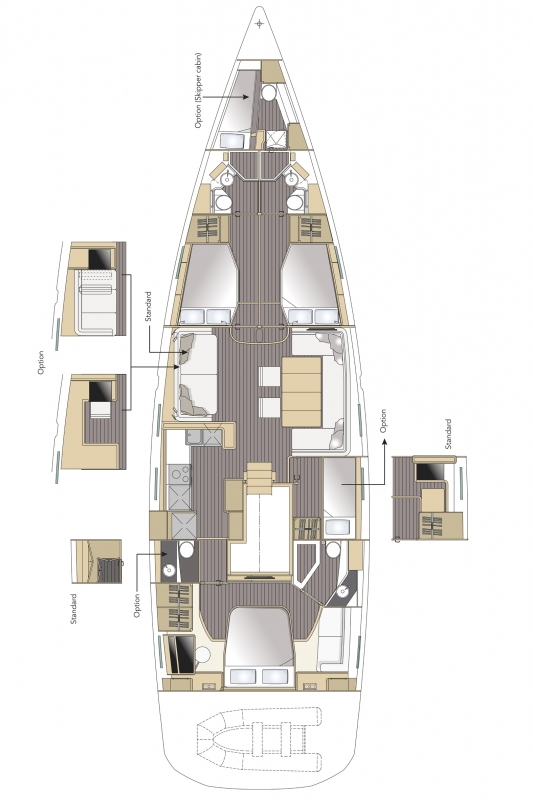 Noleggio Barca a vela a Pola – Jeanneau Jeanneau 64