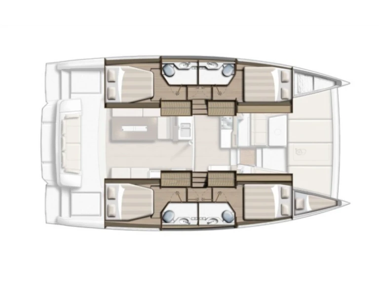 Noleggio Catamarano a Zaravecchia (Biograd) – Bali Bali 4.2