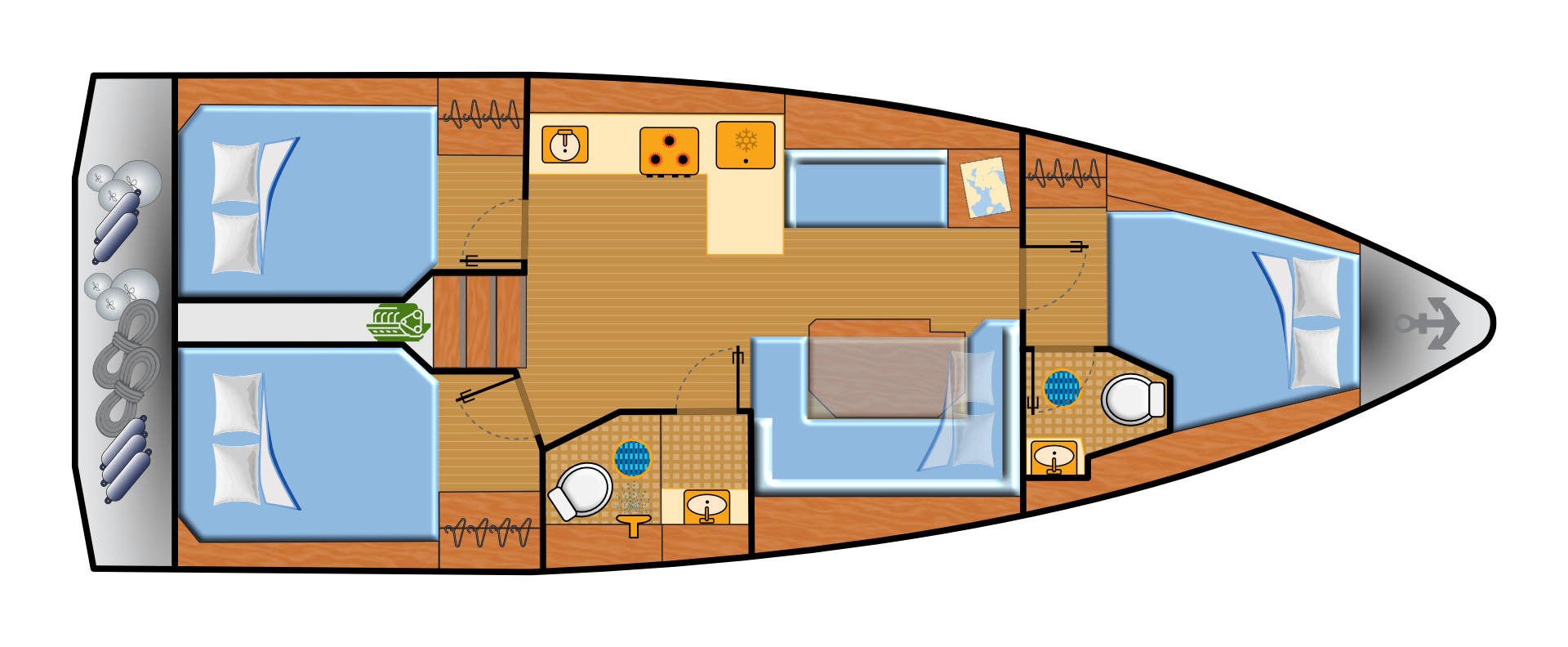 Bavaria Bavaria C38 da affittare a  Pola