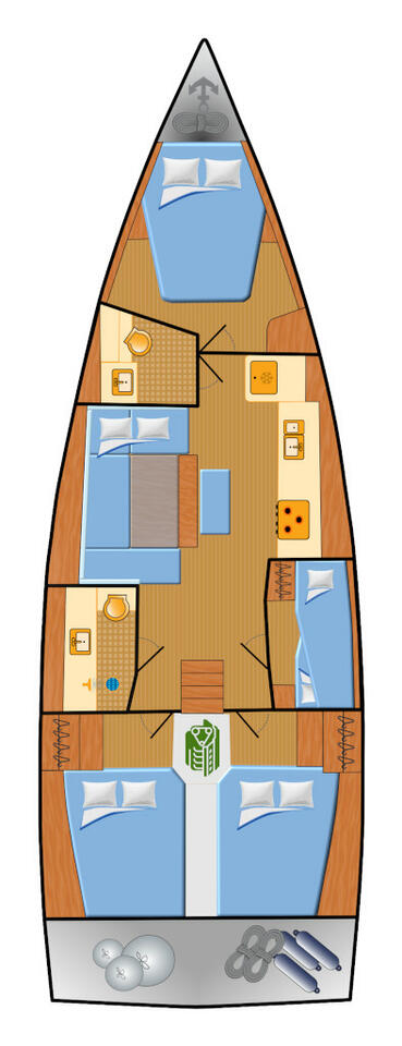 Noleggiare una Dufour Dufour 430 a Pola