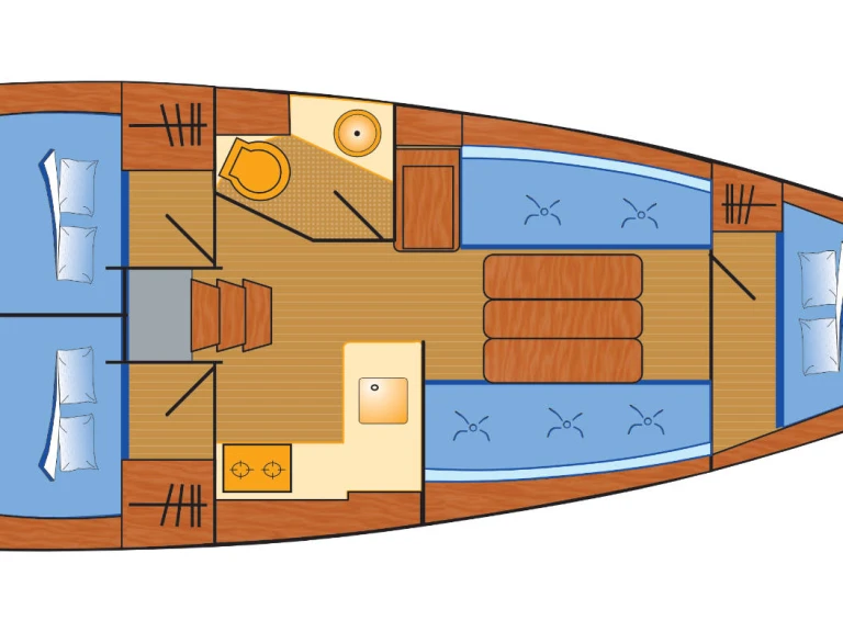 Jeanneau Sun Odyssey 349 da affittare a  Punat