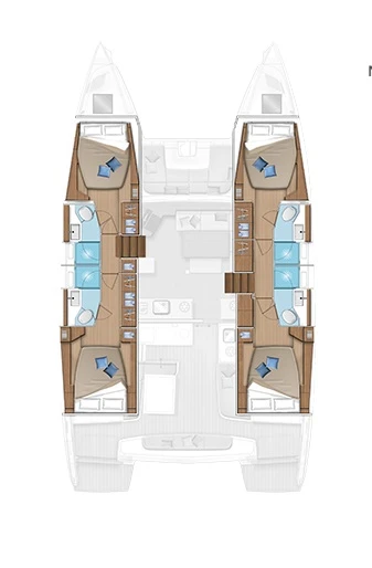 Noleggio Catamarano Lagoon con patente nautica