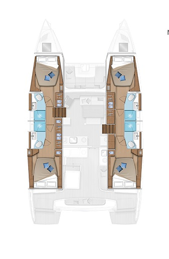 Noleggio Catamarano Lagoon con patente nautica