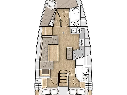 Noleggio Barca a vela a Lefkáda – Bénéteau Oceanis 40.1