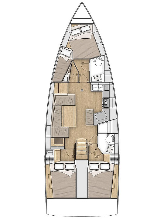 Noleggio Barca a vela a Lefkáda – Bénéteau Oceanis 40.1