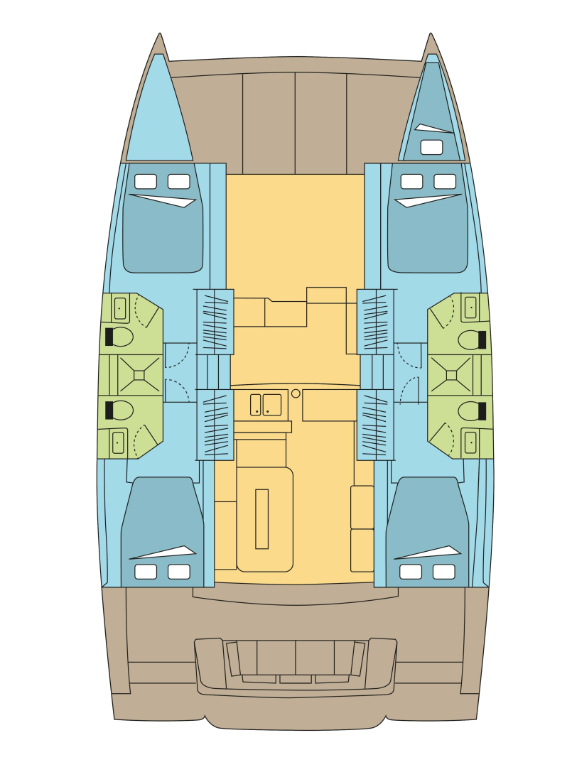 Noleggio Catamarano a Parham Town – Bali Bali 4.2