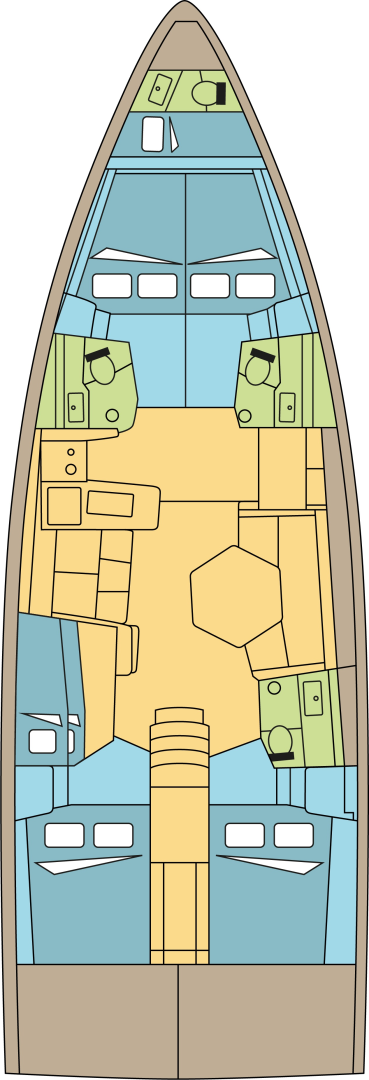Noleggio barche Seget Donji economico Dufour 48