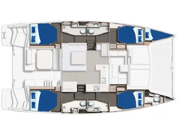 Noleggio Catamarano Leopard con patente nautica