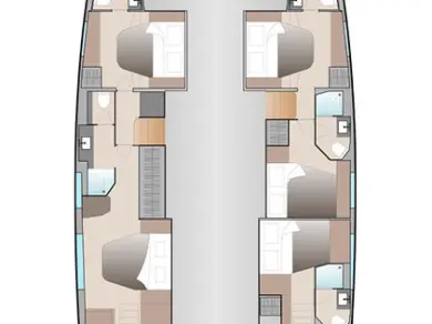 Noleggio Catamarano Fountaine Pajot con patente nautica
