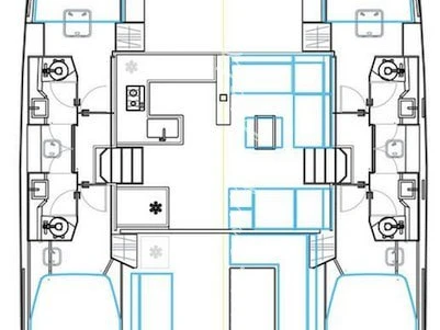 Noleggio Catamarano a Álimos – Nautitech Nautitech 46 Fly