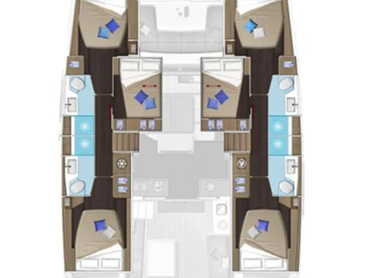 Noleggio Catamarano a Trogir – Lagoon Lagoon 51