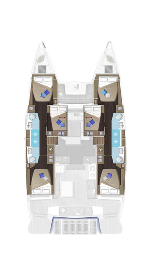 Noleggio Catamarano a Trogir – Lagoon Lagoon 51