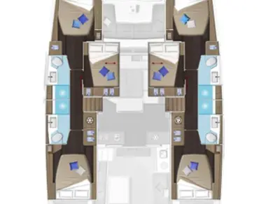 Noleggio Catamarano a Trogir – Lagoon Lagoon 51
