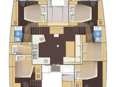 Noleggio barche Lagoon Lagoon 52 F a Trogir su Samboat