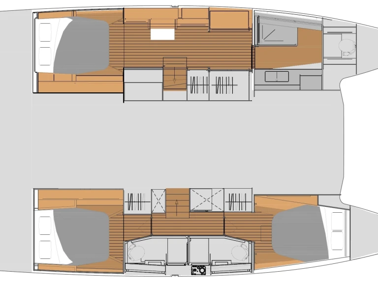Fountaine Pajot Elba 45 da affittare a  Rodi (Citta)