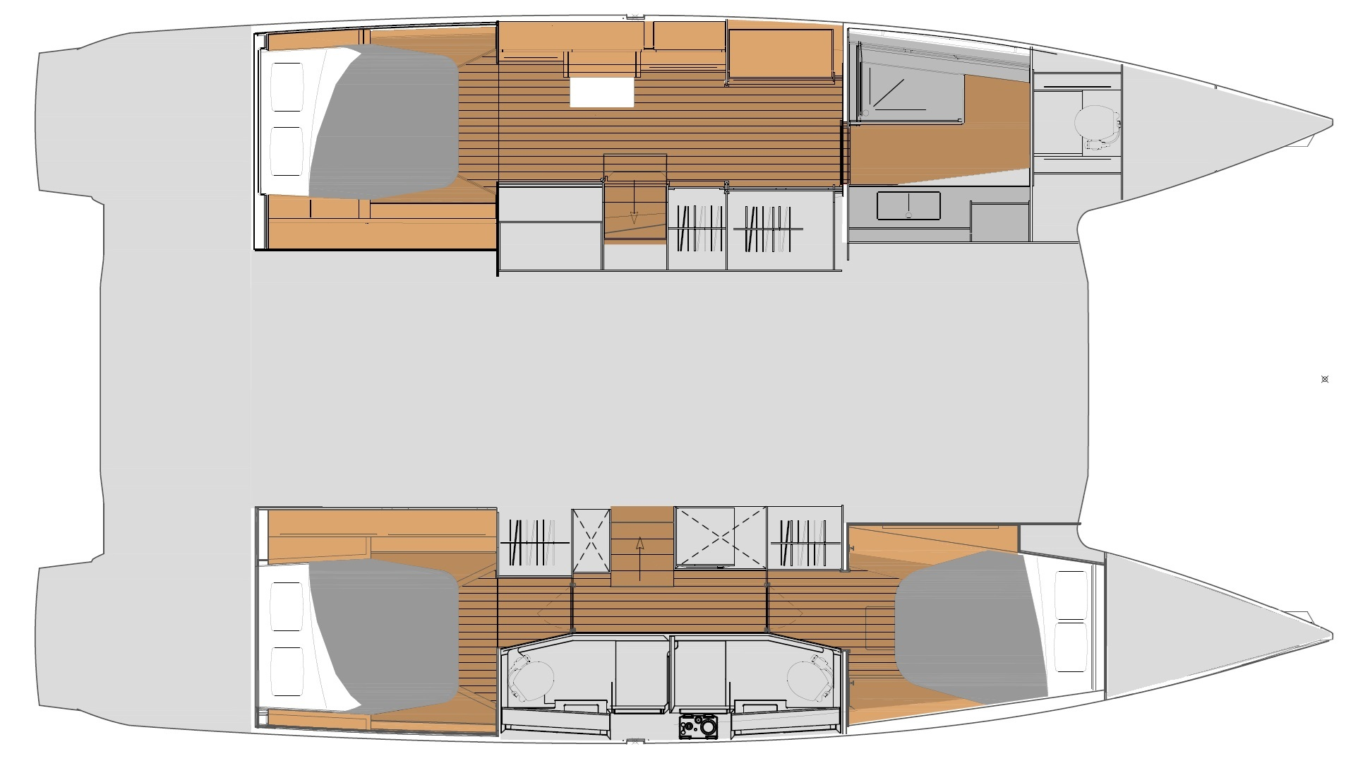 Fountaine Pajot Elba 45 da affittare a  Rodi (Citta)