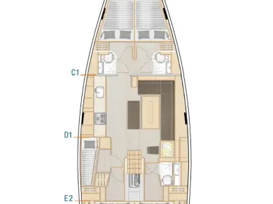 Noleggio barche Castelli economico Hanse 508