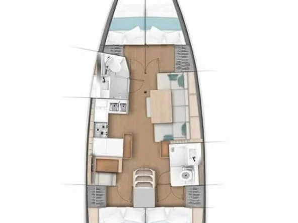 Noleggio barche Gouviá economico Sun Odyssey 440
