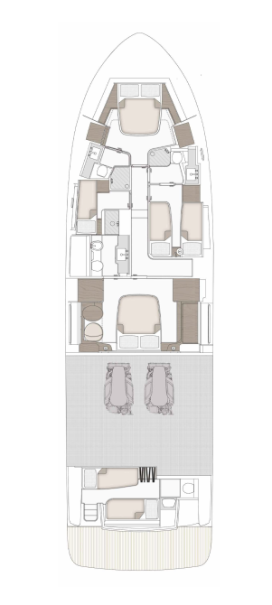 Noleggio a Sukošan – Azimut Azimut Magellano 66 su SamBoat
