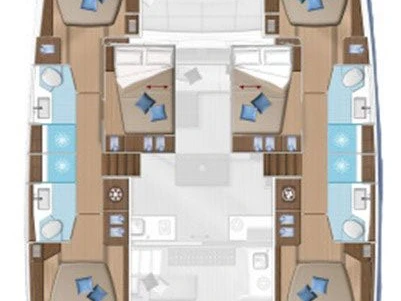 Noleggio barche Lagoon Lagoon 50 a Castelli su Samboat