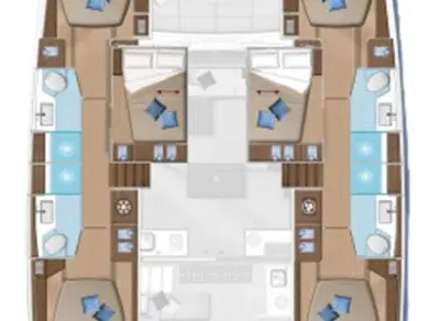 Noleggio barche Lagoon Lagoon 50 a Castelli su Samboat