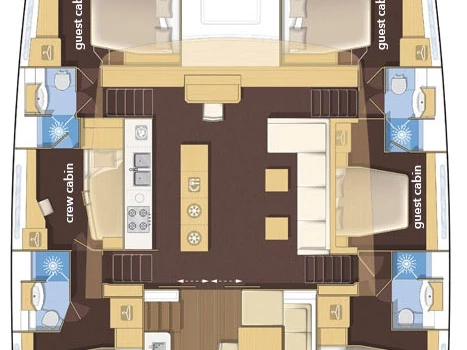 Noleggiare una Lagoon Lagoon 620 a Spalato