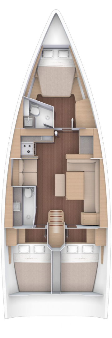 Noleggio Barca a vela Dufour con patente nautica