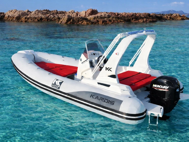 Noleggio Gommone Kardis con patente nautica