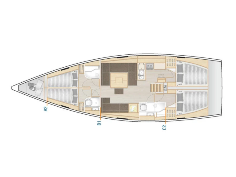 Noleggiare una Hanse Hanse 458 a Zaravecchia (Biograd)
