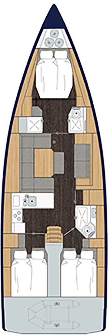 Noleggio Barca a vela Bavaria con patente nautica