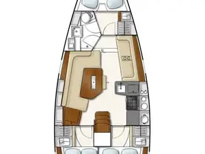 Hanse Hanse 350 da affittare a  Lefkáda
