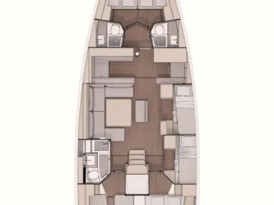 Noleggio Barca a vela a Seget Donji – Dufour Dufour 530