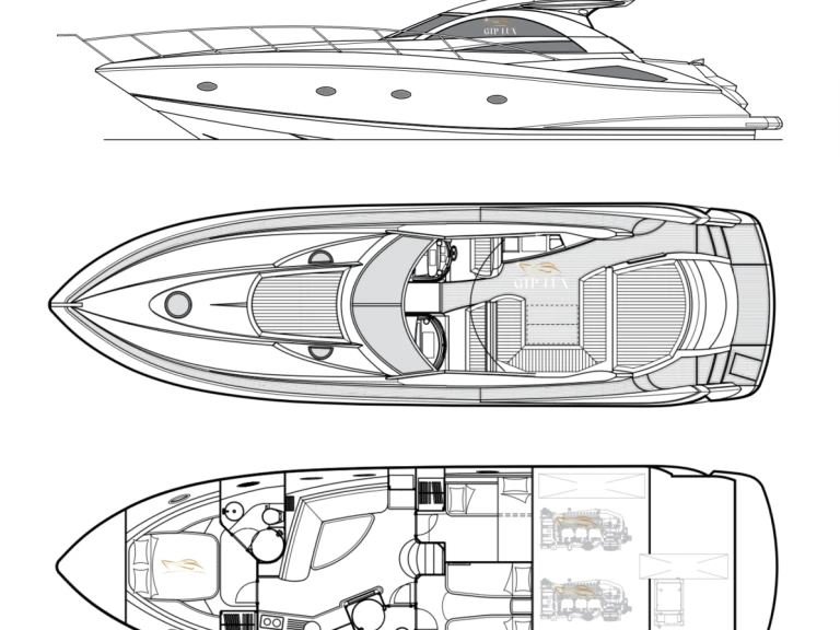 Noleggio Yacht di lusso Sunseeker con patente nautica