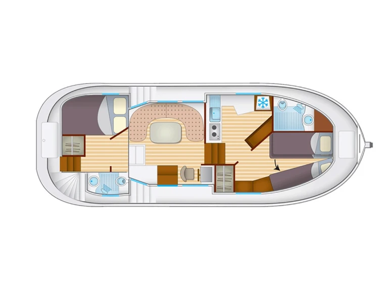 Noleggio Houseboat Pénichette con patente nautica