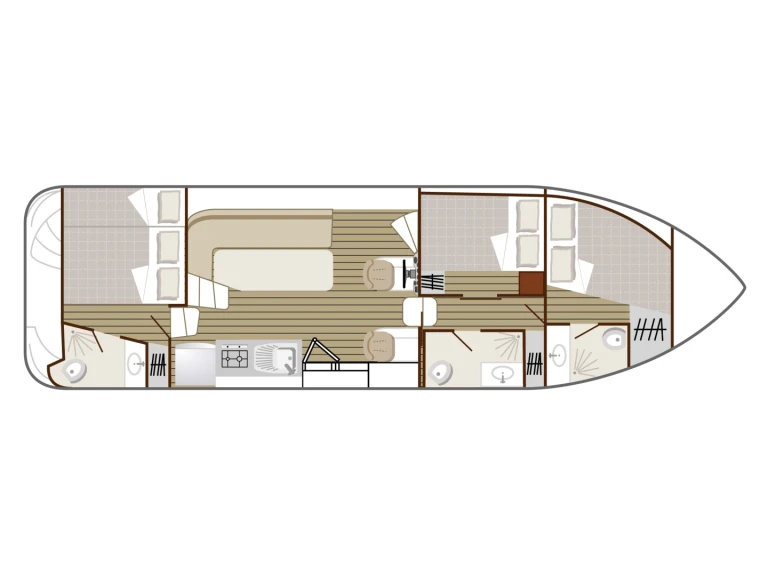 Nicols Yacht Nicols Confort 1100  da affittare a  Amieira