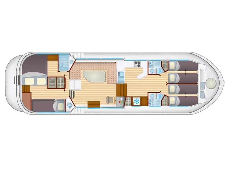 Noleggio Houseboat Pénichette con patente nautica