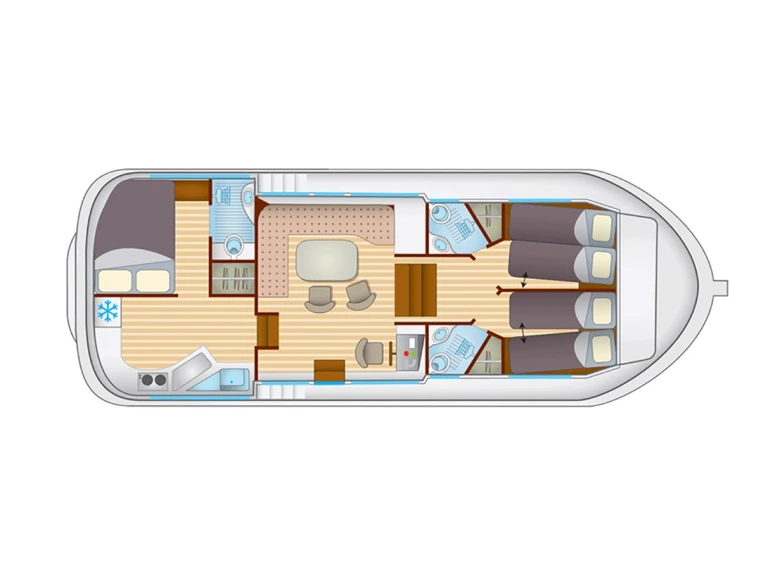 Noleggio Houseboat a Lattes – Pénichette Pénichette 1180 FB