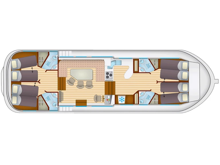 Noleggio Houseboat a Bram – Pénichette Pénichette 1500FB