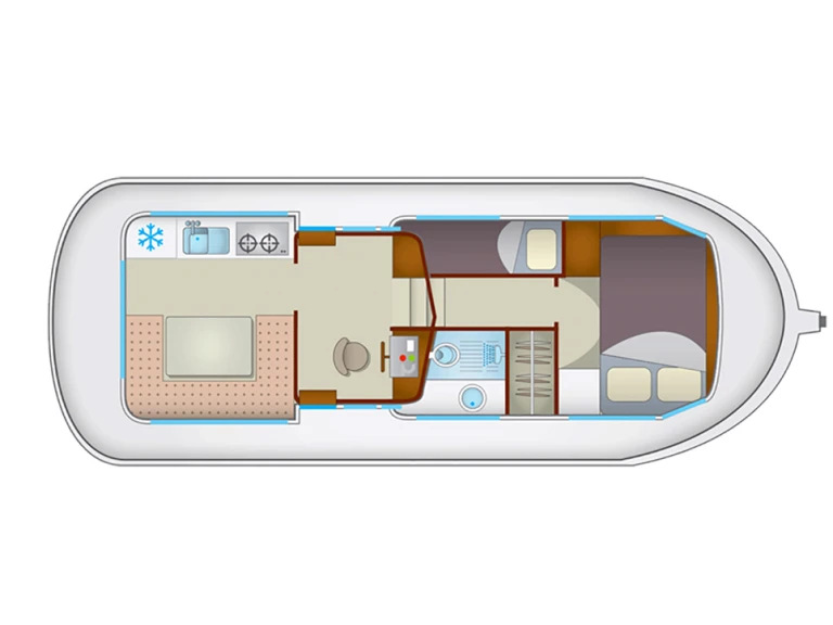 Noleggio Houseboat Pénichette con patente nautica