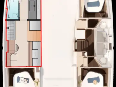 Noleggiare una Fountaine Pajot Fountaine Pajot FP 44 Maestro - 3 + 2 cab. a Nassau