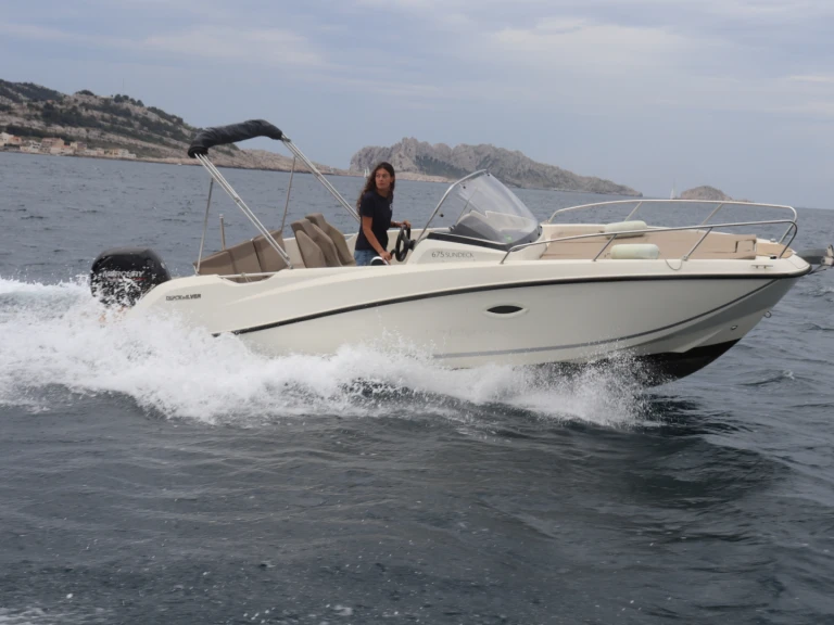 Noleggio Barca a motore Quicksilver con patente nautica