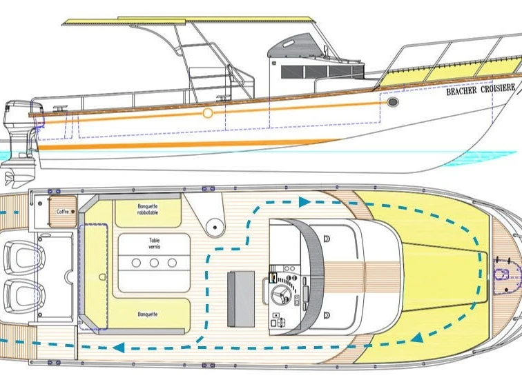 Noleggio Barca a motore con o senza skipper Beacher a Arcachon