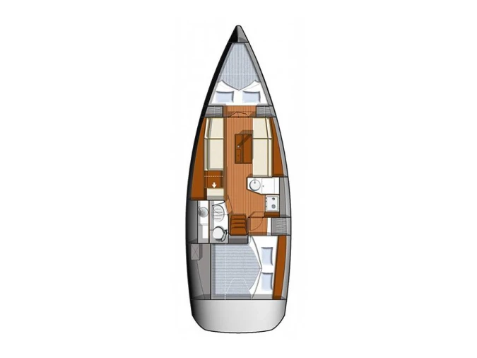 Noleggio Barca a vela con o senza skipper Jeanneau a Spalato
