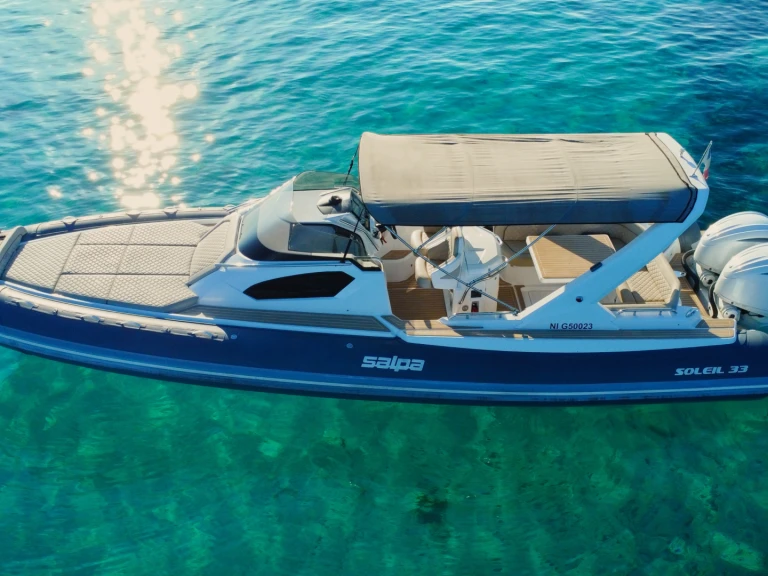 Noleggio Gommone Salpa con patente nautica